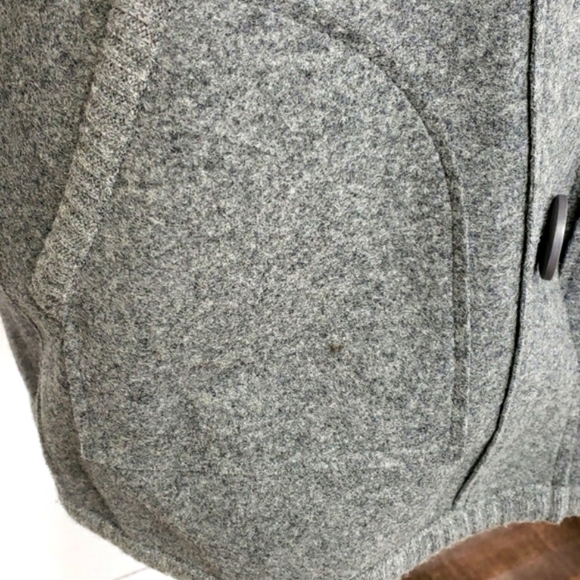 Jones New York Signature Wool/Nylon Grey Car Coat Jacket Lightweight Unlined EUC - Picture 3 of 16